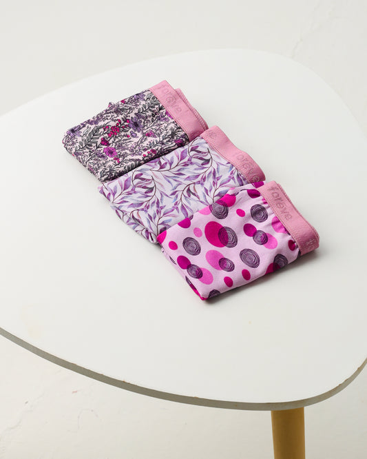 Violet Veil Briefs - Set of 3